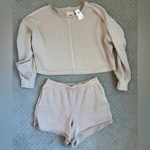 Aerie Cozy Beige Lounge Set